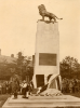 General Sir Francis Davies unveils the 8th Division Memorial on 10 April 1924.